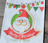 Santa Bag Personalized Goodie Bags | Christmas Candy Bag | Christmas Treat Bag | Santa Claus Popcorn Bags | Candy Bar Bags|Personalized Bags