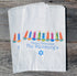 Hanukkah Personalized Goodie Paper Favor Bags | Holiday Candy Bags | Smores Kits | Menorah Favor Bags | Chanukah Favor Bags