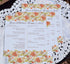 Fall Leaves Banner Autumn Personalized Wedding Program, Fall Wedding Programs, Halloween Wedding, Autumn Wedding, Leaves Border Program