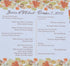 Fall Leaves Banner Autumn Personalized Wedding Program, Fall Wedding Programs, Halloween Wedding, Autumn Wedding, Leaves Border Program