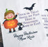 Adorable Pumpkin Girl Halloween Personalized Goodie Bags for Trick or Treating