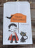 Boy Vampire Halloween Personalized Goodie Bags for Halloween Party Favors, School Party Bag, Halloween Candy Bags, Trick or Treat Bags