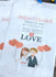 Wedding Candy Bags All You Need is Love | Bride and Groom Personalized Favor Bags | Weddings Favors | Engagement Party Favor | Popcorn Bars