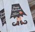 Witches Skirt Halloween Personalized Goodie Bags for Halloween Party Favors, School Party Bag, Halloween Candy Bags, Trick or Treat Bags