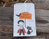 Boy Vampire Halloween Personalized Goodie Bags for Halloween Party Favors, School Party Bag, Halloween Candy Bags, Trick or Treat Bags