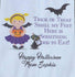 Girl Bat Halloween Personalized Goodie Bags for Halloween Party Favors, School Party Bag, Halloween Candy Bag, Trick or Treat Bags