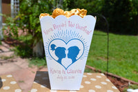 Popped the Question Popcorn Box Favor He Popped the Question | Engagement Party Favor | Popcorn Bar Container | Wedding Shower Favor