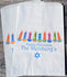 Hanukkah Personalized Goodie Paper Favor Bags | Holiday Candy Bags | Smores Kits | Menorah Favor Bags | Chanukah Favor Bags