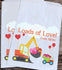 Construction Personalized Goodie Bags Valentines Day for School or Daycare, PreK Giveaway