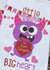 Little Monster Valentines Day Personalized Goodie Paper Bags for School or Daycare, PreK Giveaway