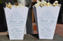 Thank You Wedding Popcorn Bar Boxes, Popcorn Box, Candy Bar Containers, Engagement Party Favor, Old Fashioned Wedding