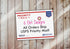 Construction Personalized Goodie Bags Valentines Day for School or Daycare, PreK Giveaway