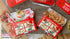 Mommies and Babies Vintage Animal Cracker Favor Boxes, Red