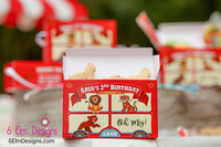 Lions Tigers and Bear Oh My! Animal Cracker Wizard of Oz Themed Party Favor Boxes