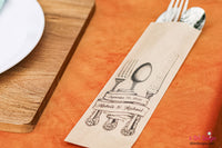 Vintage Fork Spoon and Knife Wedding Silverware Utensil Flatware Bags