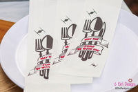 May the Fork Be With You Birthday Party Silverware Utensil Flatware Bags