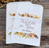 Thankful for You Thanksgiving Favor Bags