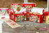 Mommies and Babies Vintage Animal Cracker Favor Boxes, Red