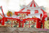 Mommies and Babies Vintage Animal Cracker Favor Boxes, Red