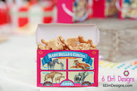 Mommies and Babies Vintage Animal Cracker Favor Boxes, Pink