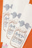 I Do BBQ White Bags with Blue Check Ribbon Wedding or Engagement Party Silverware Utensil Flatware Bags