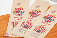 Step Right Up Circus Carnival Birthday Silverware Utensil Flatware Bags