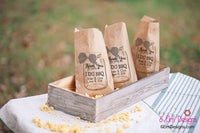 I Do BBQ Personalized Wedding Favor Bags - Country Wedding Candy Bar - Black Gingham Bow Mason Jar Favor Bags for Weddings