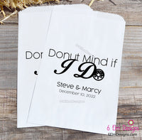 Donut Bags for Wedding, Doughnut Bags, Donut Bar, Donut Wall