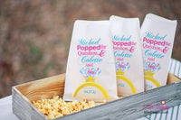 Popped the Question Party Favor Bags, Engagement Party Candy Bags, Diamond Ring Popcorn Bar Bags