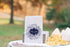 Navy Blue Wedding Candy Bags, Navy Blue Flowers Engagement Party Favor Bags, Indigo Blue Floral Candy Bar Bags