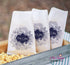 Navy Blue Wedding Candy Bags, Navy Blue Flowers Engagement Party Favor Bags, Indigo Blue Floral Candy Bar Bags