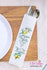 Grazie Mille Thank You for Sharing Our First Meal Italian Lemon Wedding Silverware Utensil Flatware Bags