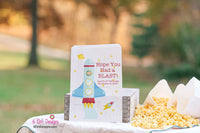 Hope You Had a Blast Personalized Birthday Goodie Bags, Outer Space Birthday Party Bags Rocket Ship Boys Party Favors