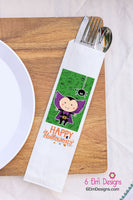 Happy Halloween Vampire Silverware Utensil Flatware Bags Happy Halloween Silverware Bags