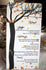 Fall Tree and Leaves Personalized Wedding Menus, Fall Wedding, Autumn Wedding, Fall Menus, Halloween Wedding, Fall Leaves Wedding, October