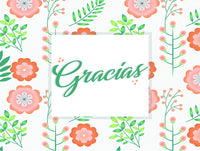 Instant Gracias Greeting Card