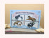 Baby Blue Custom Animal Cracker Boxes, Animal Cookie Boxes, Pastel Blue and Peach