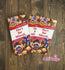Cracker Jack Labels, Custom Cracker Jack Stickers for Bar Mitzvahs, Baseball Cracker Jacks, Bat Mitzvah Favors