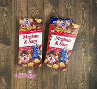 Cracker Jack Labels, Custom Cracker Jack Stickers for Weddings, Baseball Cracker Jacks, Engagement Parties, Baseball ThemeBaby Showers