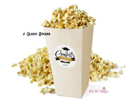 Congrats Graduation Sticker, Graduation Party Decor, Personalized Graduation Sticker