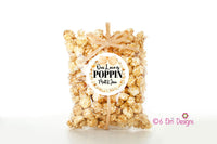 Our Love is Poppin Popcorn Wreath Stickers, Popcorn Wedding Labels, Rehearsal Party Favor Stickers, Welcome Bag Snacks