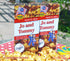 Baseball Wedding Favor Cracker Jack Boxes | Baseball Party | Baseball Wedding | Circus Theme Favor | Cracker Jacks | Personalized Wedding
