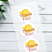 Thank You Planet Stickers, Outer Space Thank You Stickers, Planet Goody Bag Seals, Kids Outer space Birthday Party Theme