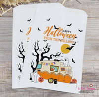 Camper Halloween Goodie Bags for Trick or Treat, Camping Trick or Treat