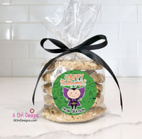 Happy Halloween Vampire Stickers, Personalized 2" Gloss Stickers