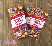 Cracker Jack Labels, Custom Cracker Jack Stickers for Bar Mitzvahs, Baseball Cracker Jacks, Bat Mitzvah Favors