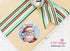 santa christmas present tag, custom christmas gift wrapping, christmas gift label