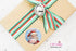 Santa Christmas Gift Tag Sticker, Personalized Christmas Gift Sticker