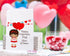 Little Girl Valentines Day Personalized Goodie Bags for School or Daycare, PreK Giveaway