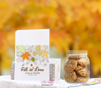 Fall in Love Leaves Wedding Favor Bags | Fall Wedding Favor | Fall Engagement Favor | Fall Leaves Favor | Autumn Wedding Bags | Fall Party